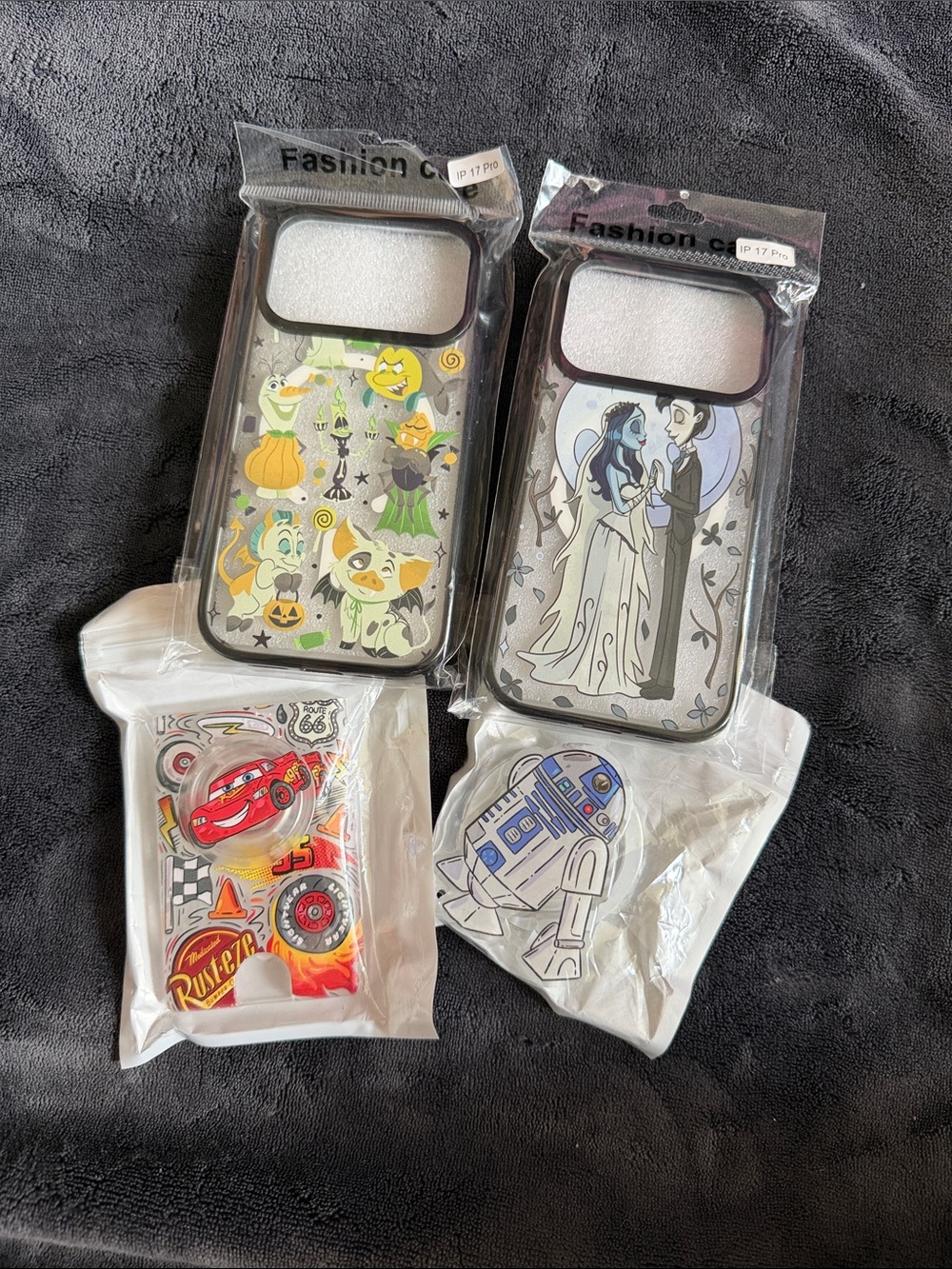 Halloween & Tim Burton-Inspired iPhone Case Set - Black